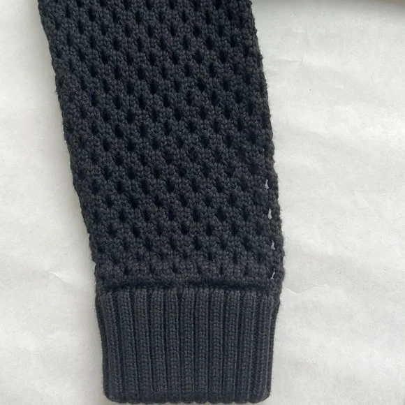 Open stitch crop bomber - Picture 9 of 9